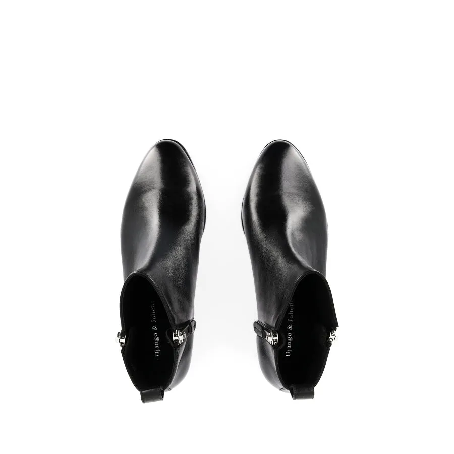 ISAAC - BLACK BLACK LEATHER