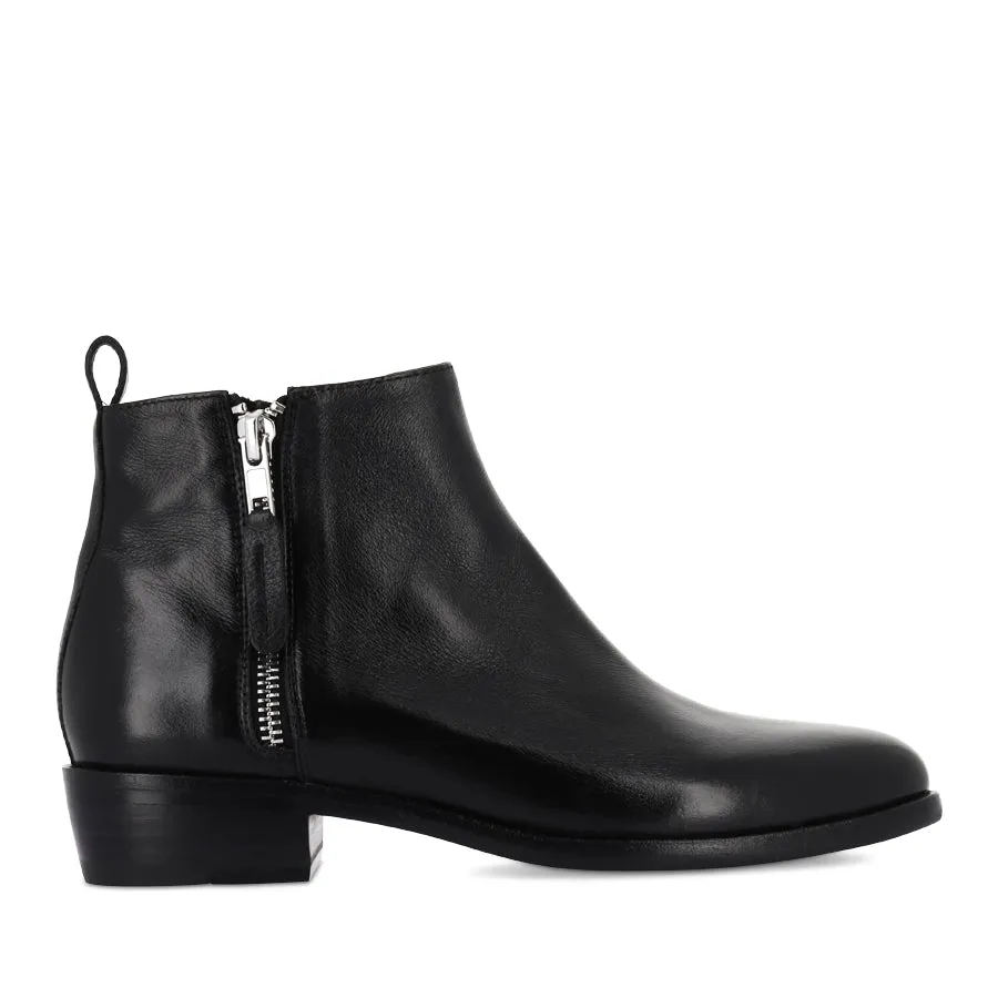 ISAAC - BLACK BLACK LEATHER