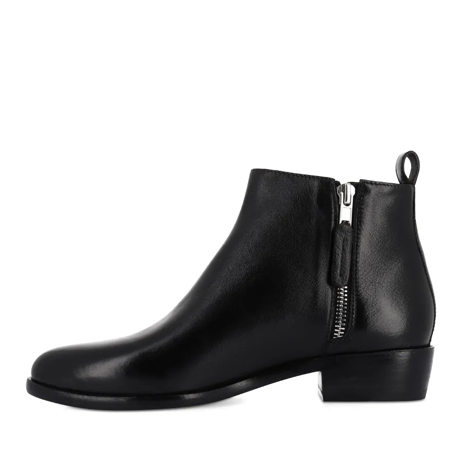 ISAAC - BLACK BLACK LEATHER