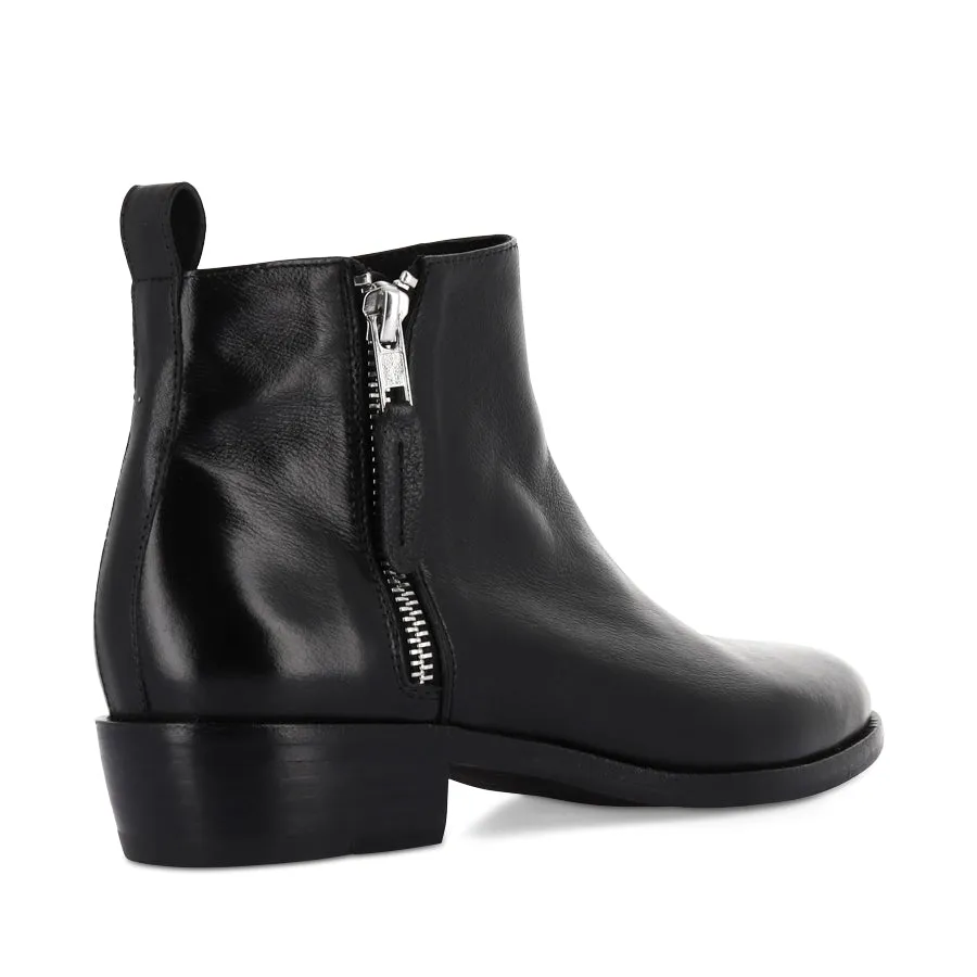ISAAC - BLACK BLACK LEATHER