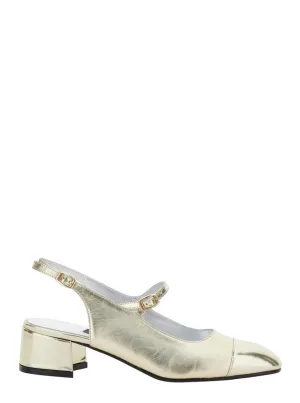 Ischia' Metallic Slingback Pumps