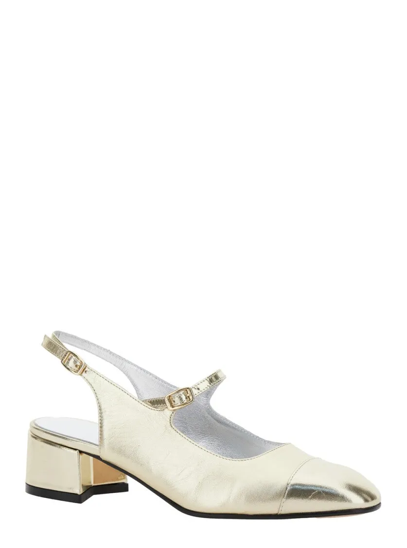 Ischia' Metallic Slingback Pumps
