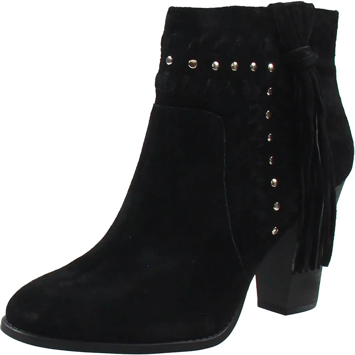 JADE Womens Studded Suede Booties