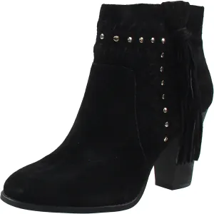 JADE Womens Studded Suede Booties