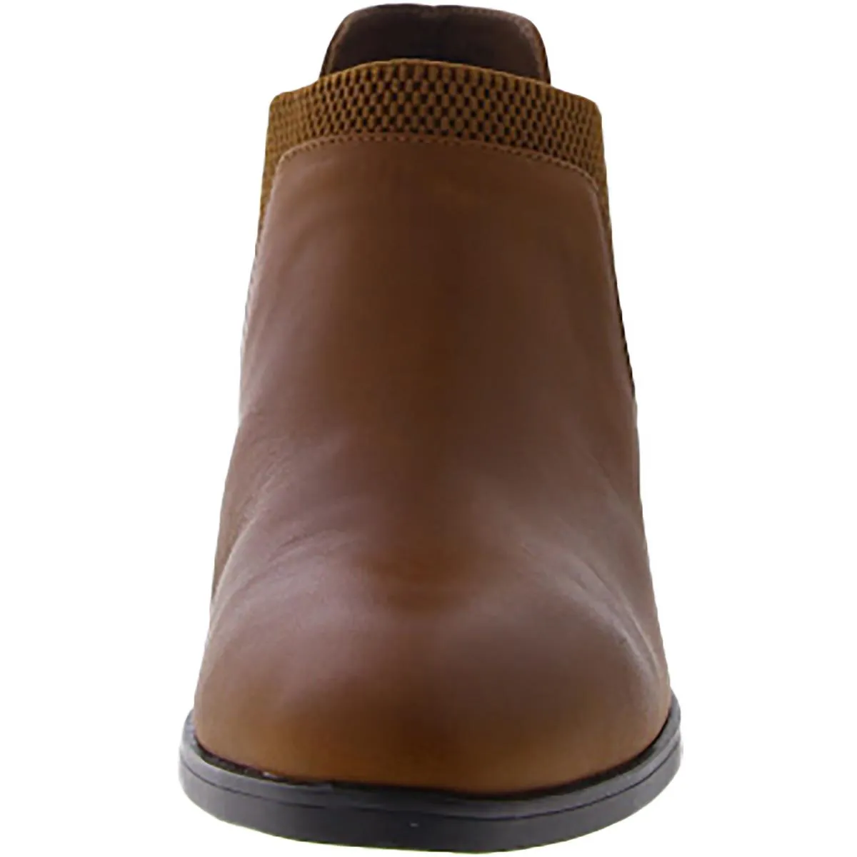 Jamila Womens Leather Ankle Chelsea Boots