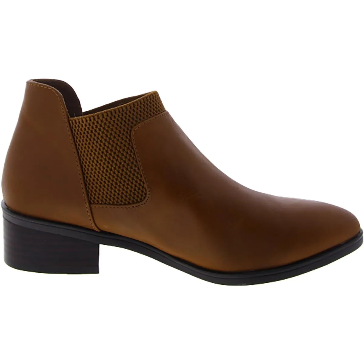 Jamila Womens Leather Ankle Chelsea Boots