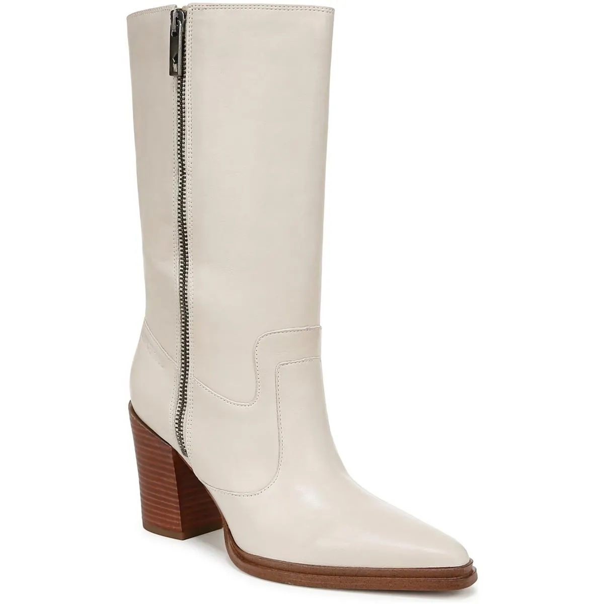 Jaxon Womens Leather Zip Up Cowboy, Western Boots