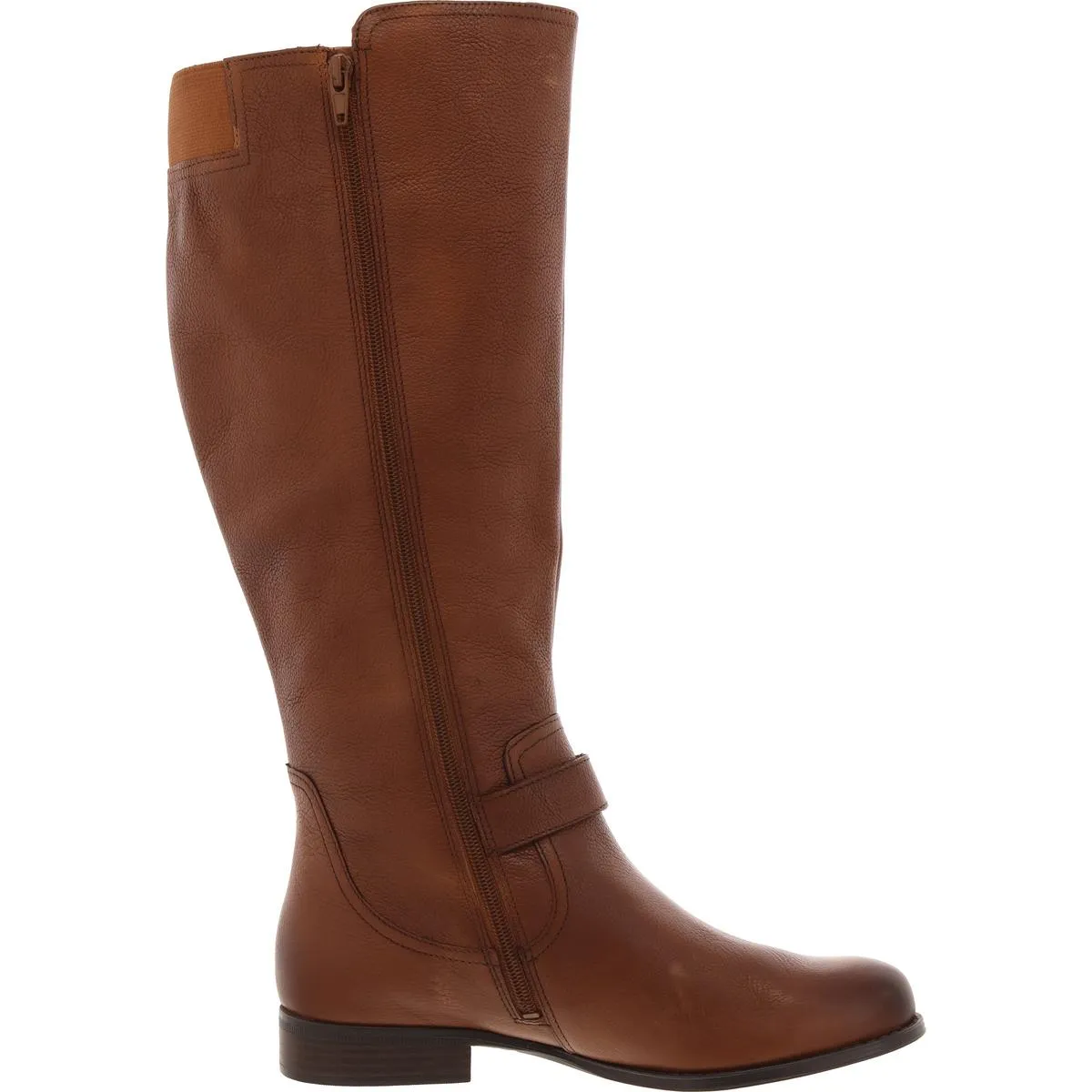 JAYA Womens Block Heel Man Made Knee-High Boots