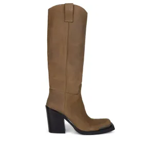 JEFFREY CAMPBELL VERANA BROWN BOOTS