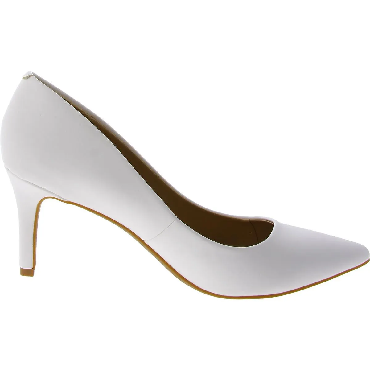 Jeules Womens Padded Insole Pointed-Toe Pumps