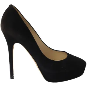 Jimmy Choo Cosmic Platform Pumps in Black Suede