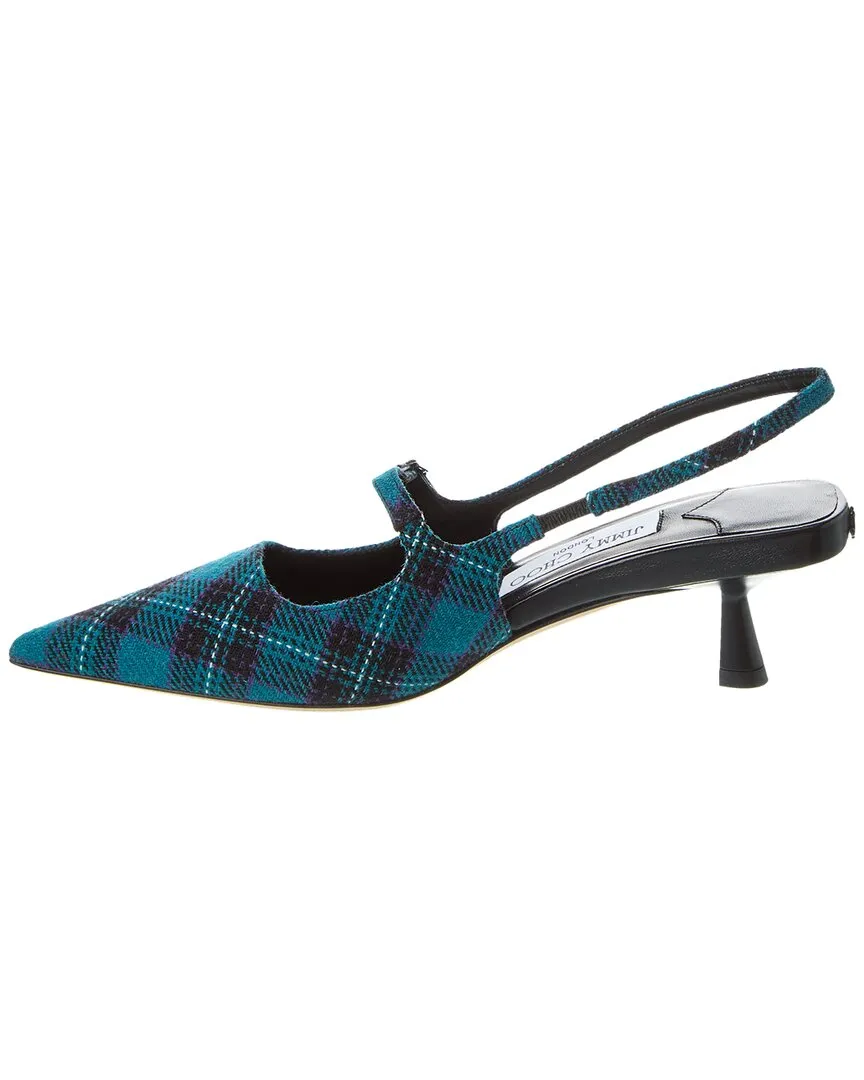 Jimmy Choo Didi 45 Tartan Slingback Pump
