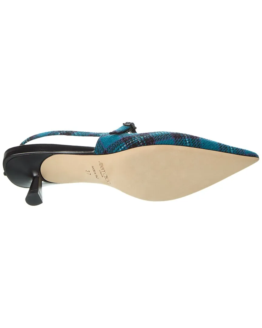 Jimmy Choo Didi 45 Tartan Slingback Pump
