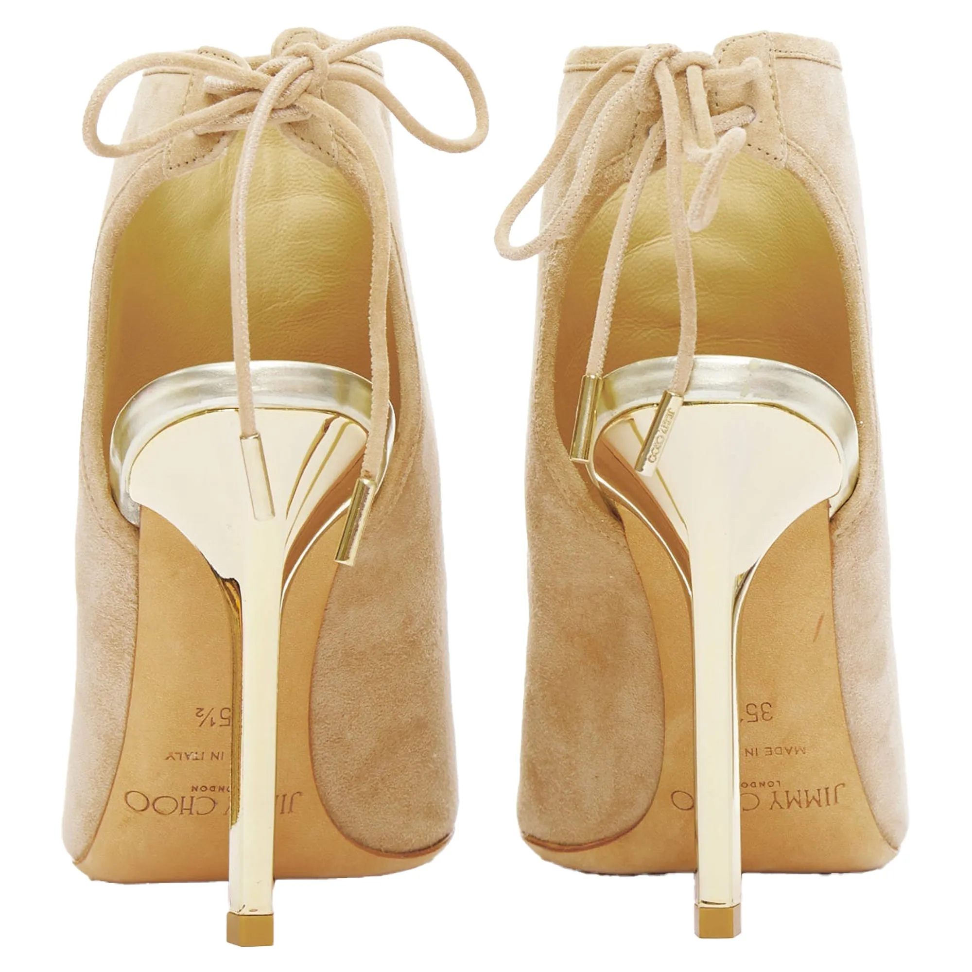 Jimmy Choo Froze Heel Peep Toe Booties