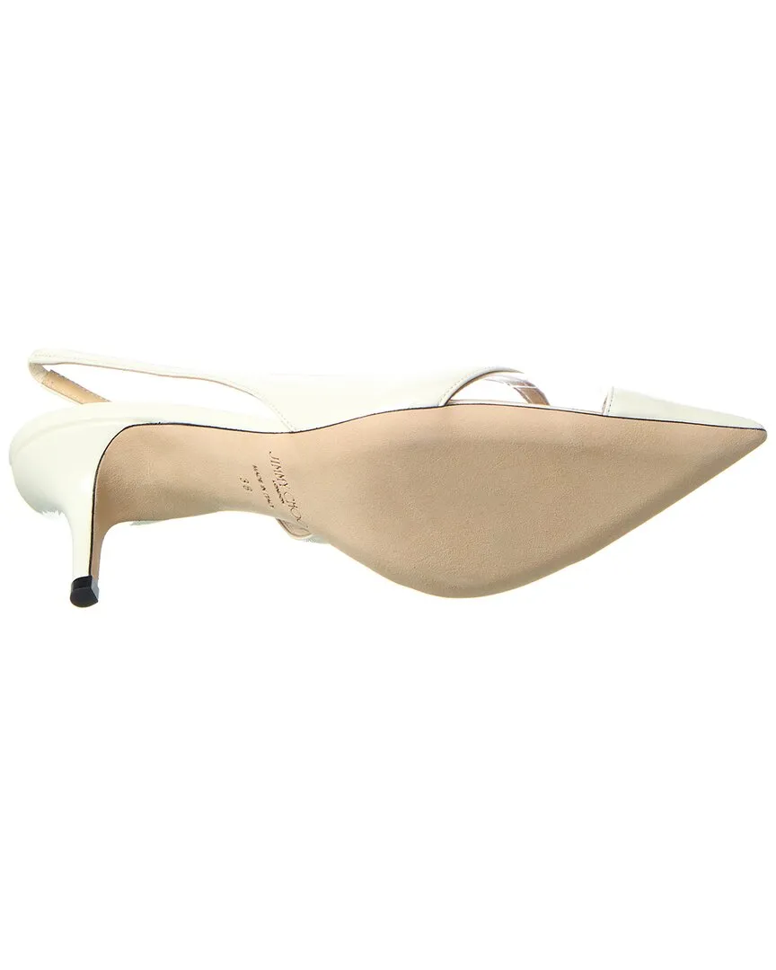 Jimmy Choo Ginnie 65 Leather Slingback Pump