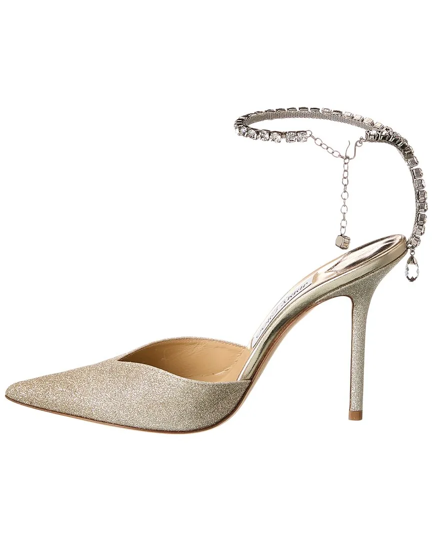 Jimmy Choo Saeda 100 Glitter Pump