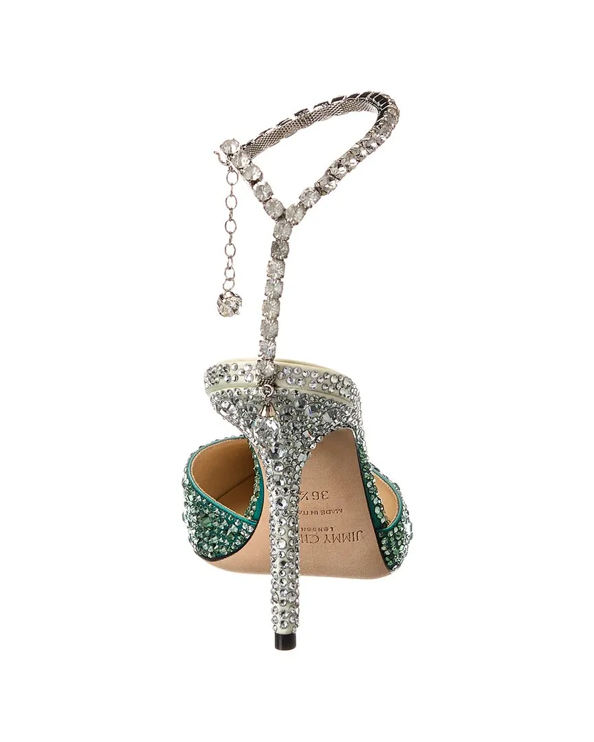 Jimmy Choo Saeda 100 Satin Pump