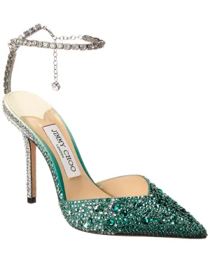 Jimmy Choo Saeda 100 Satin Pump