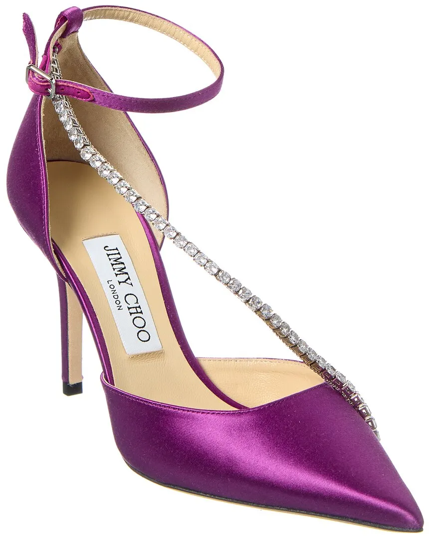 Jimmy Choo Talika 85 Satin Pump