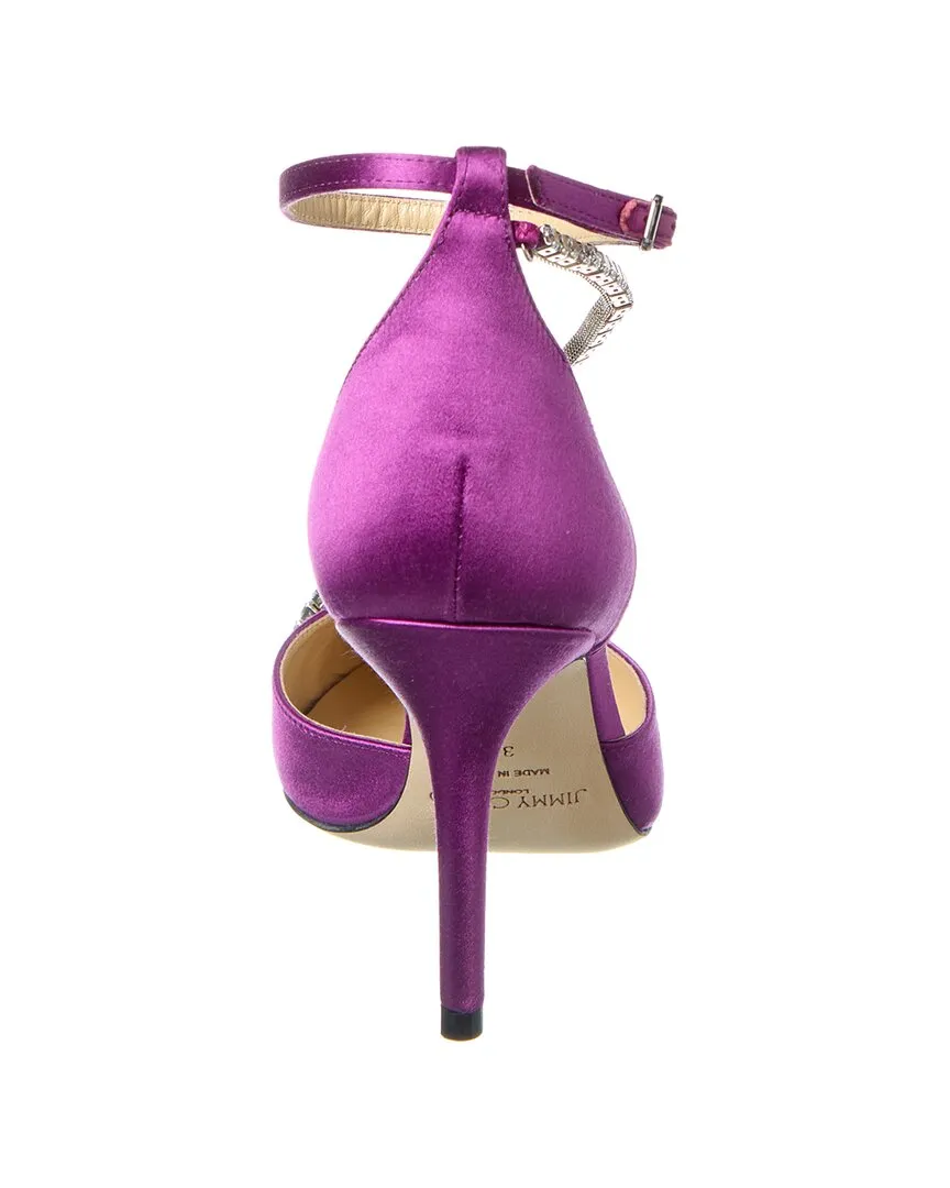 Jimmy Choo Talika 85 Satin Pump