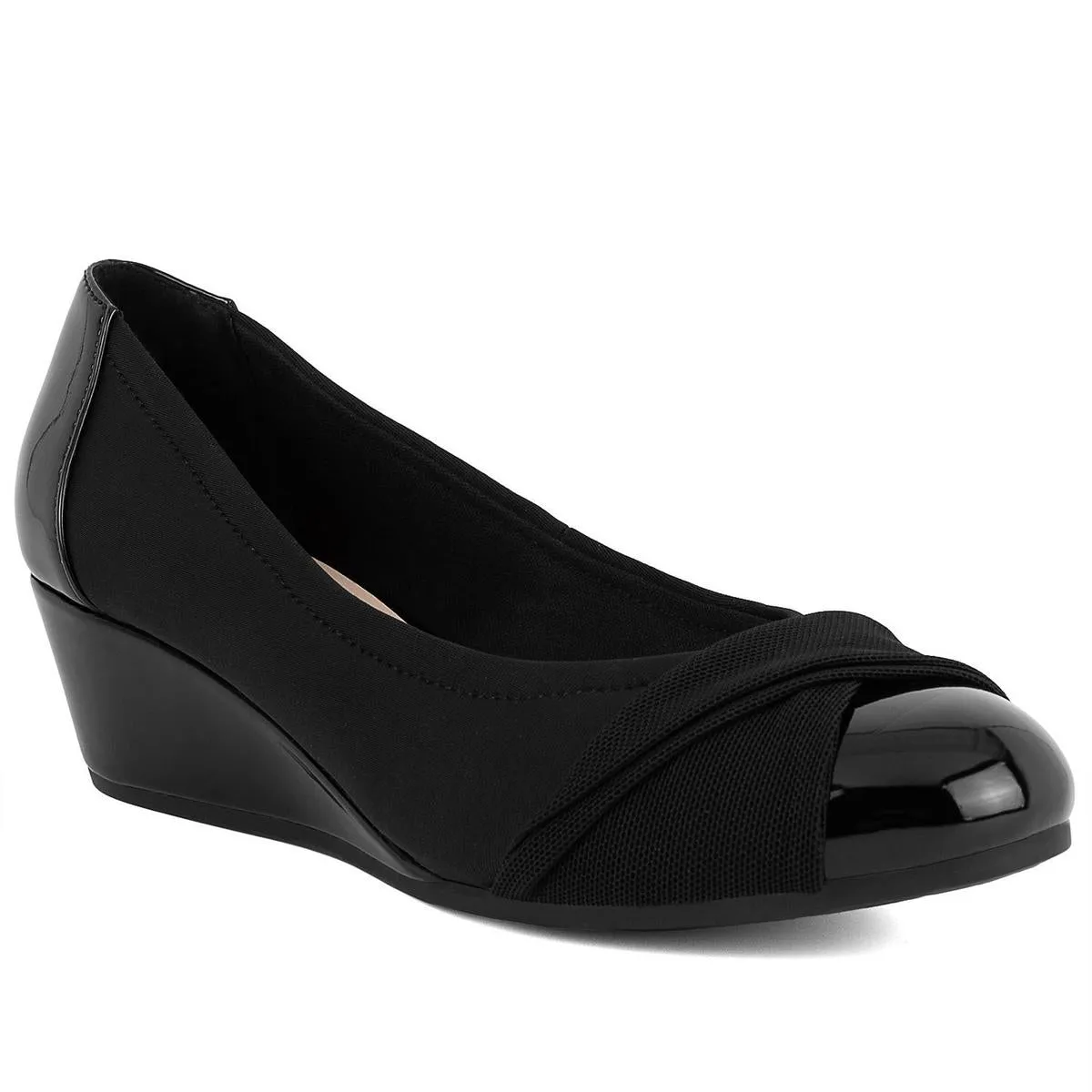 JNY-PRESLEE Womens Comfort Insole Manmade Wedge Heels