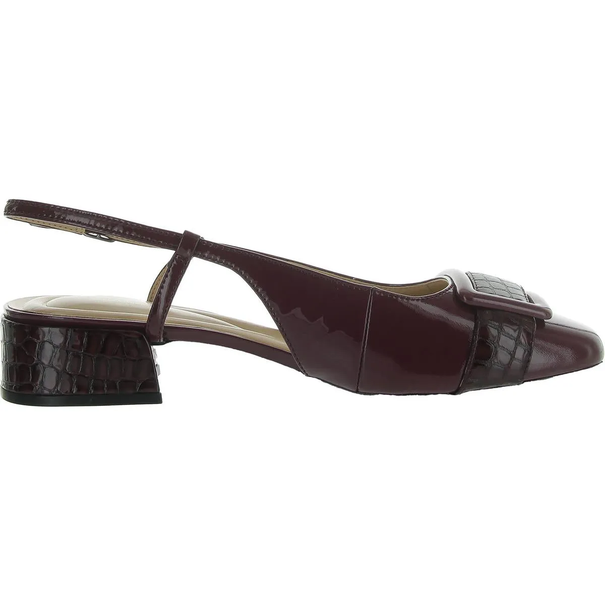 Jola Womens Embellished Cushioned Footbed Slingback Heels
