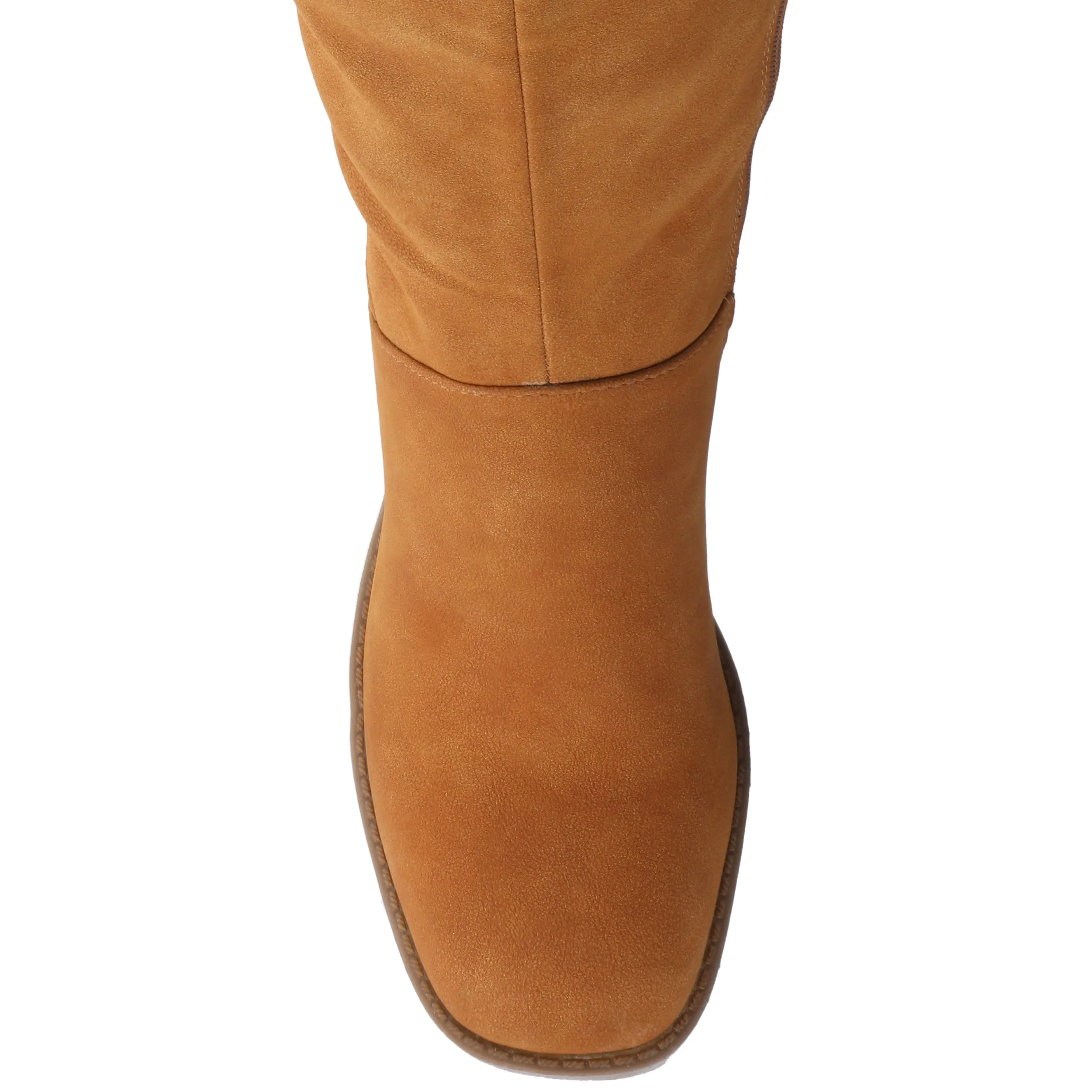 Journee Collection Wide Width Wide Calf Womens Letice Tru Comfort Foam Platform Square Toe Boots