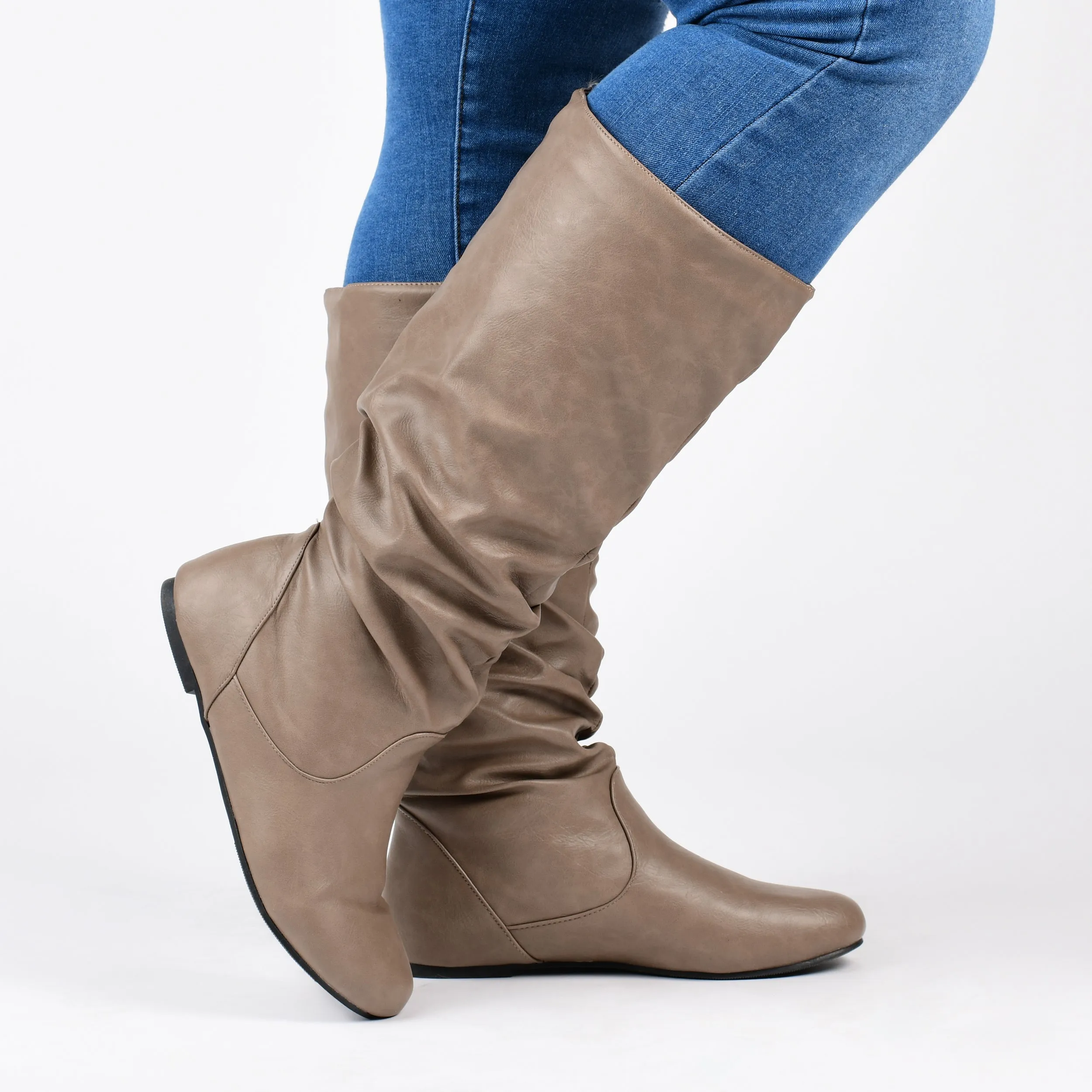 Journee Collection Women's Extra Wide Calf Jayne Boot