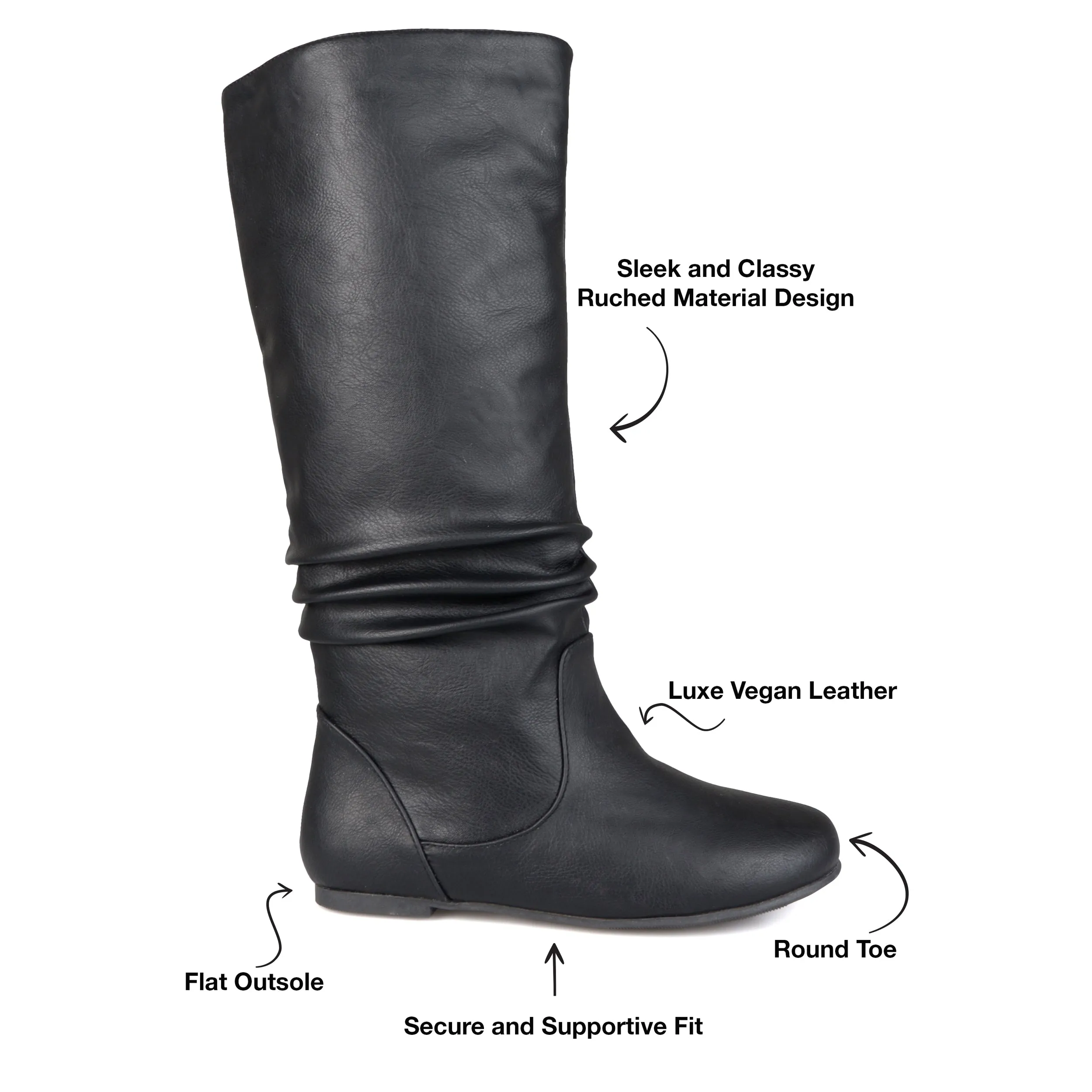 Journee Collection Women's Extra Wide Calf Jayne Boot