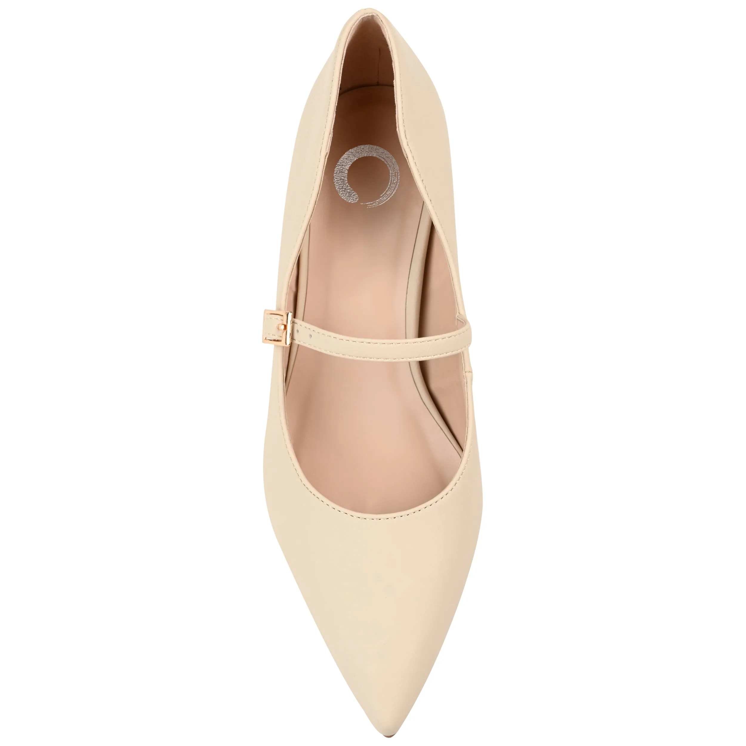 Journee Collection Womens Manza Kitten Heel Mary Jane Pointed Toe Pumps
