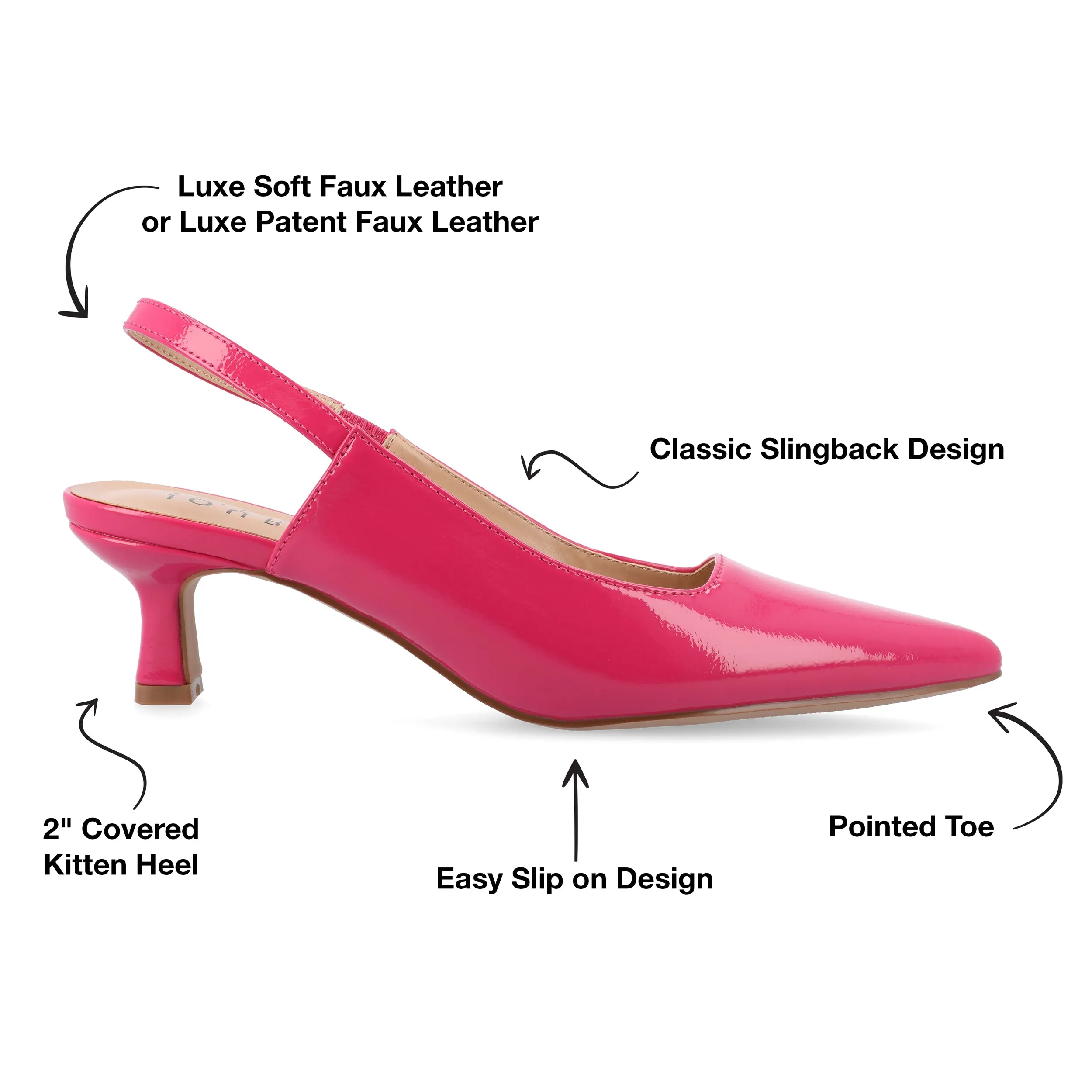 Journee Collection Women's Paulina Wide Width Pump