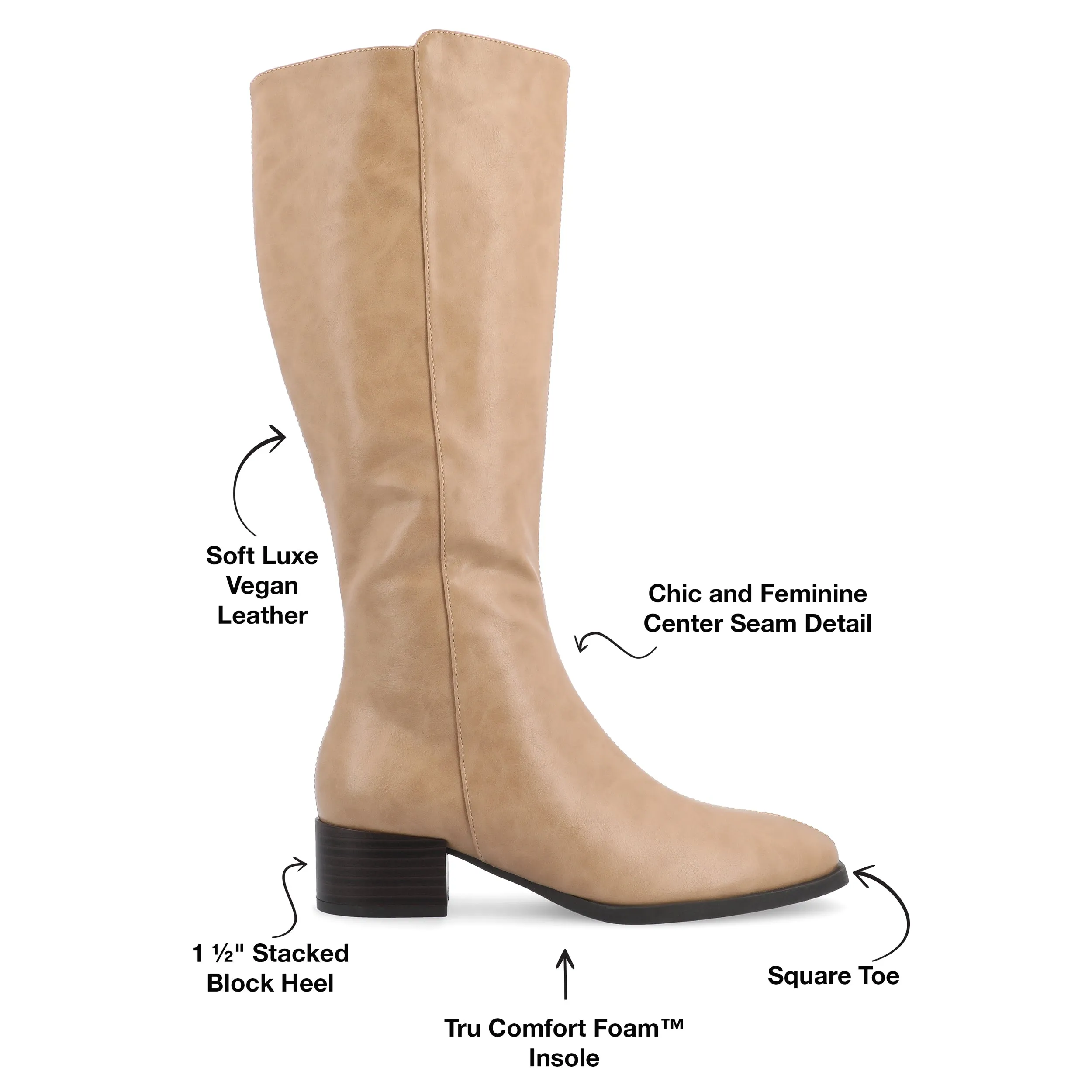 Journee Collection Women's Tru Comfort Foam Devri Boots