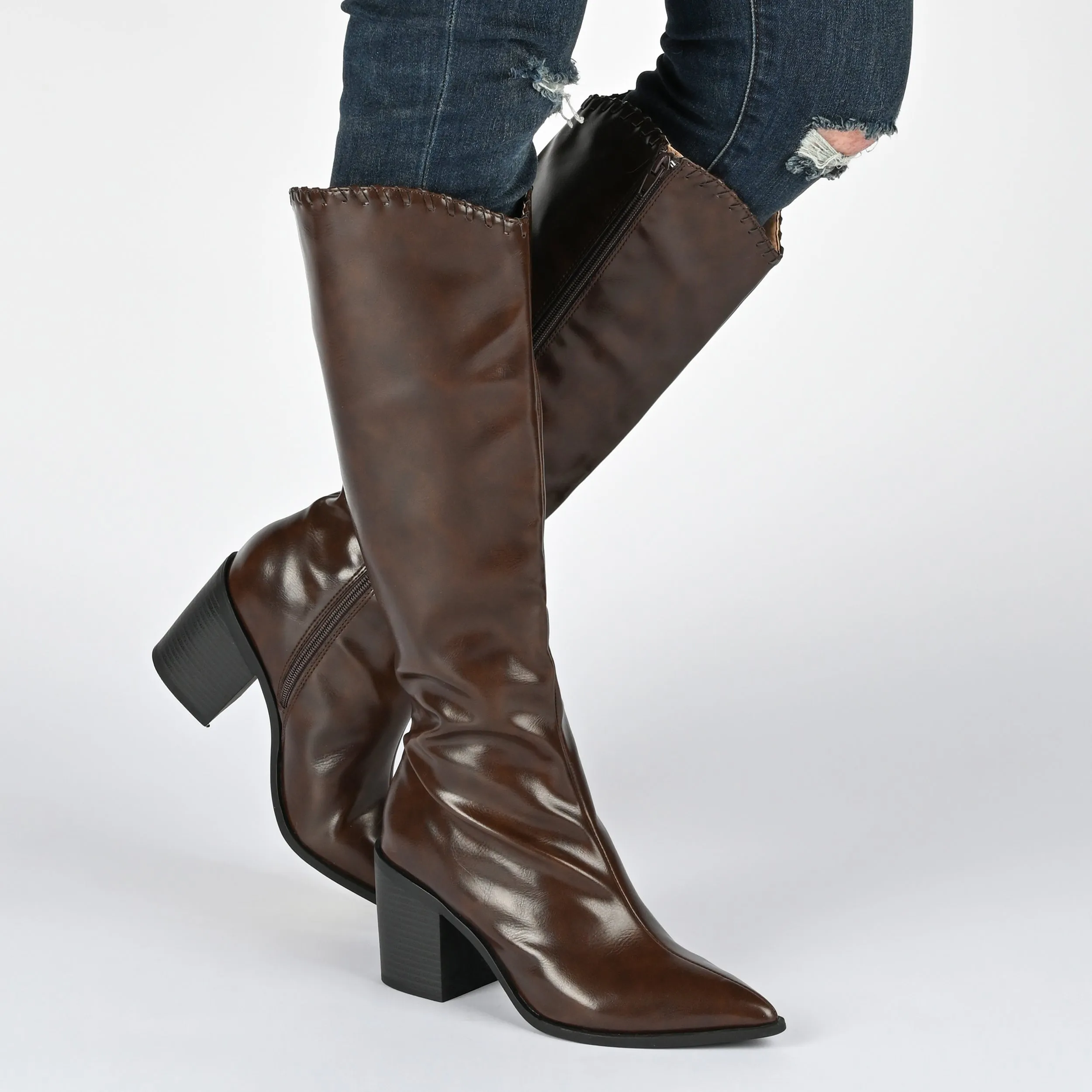 Journee Collection Women's Tru Comfort Foam Wide Width Extra Wide Calf Daria Boot