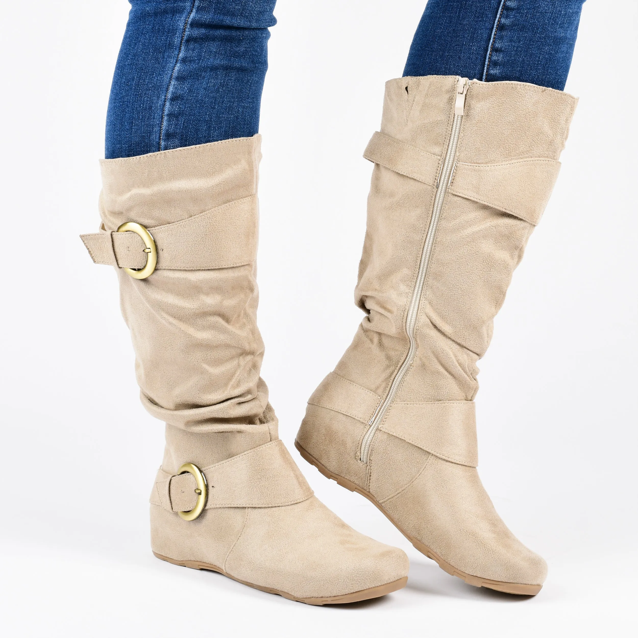 Journee Collection Women's Wide Calf Jester-01 Boot