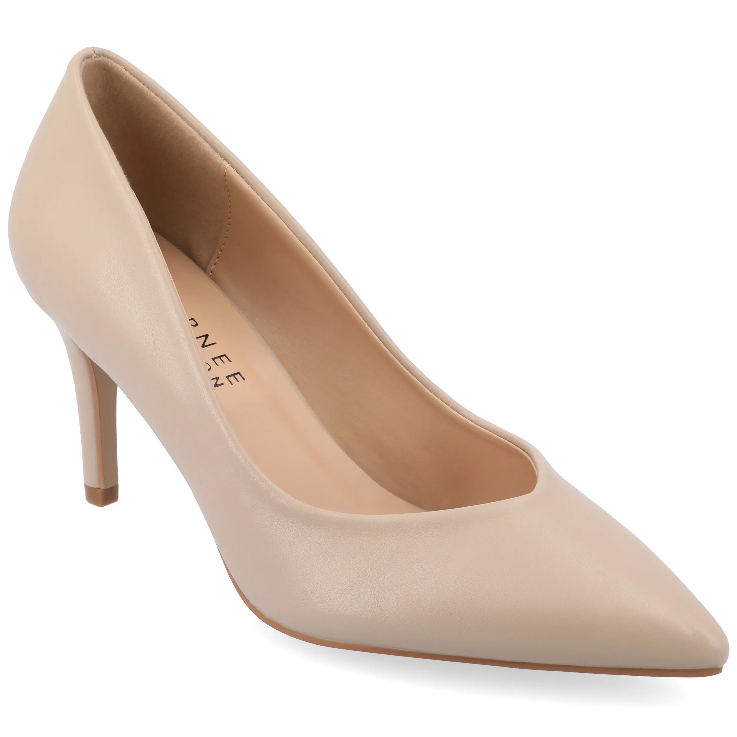Journee Collection Women's Wide Width SuperNatural Tru Comfort Foam Gabriella Pumps Warm Shades