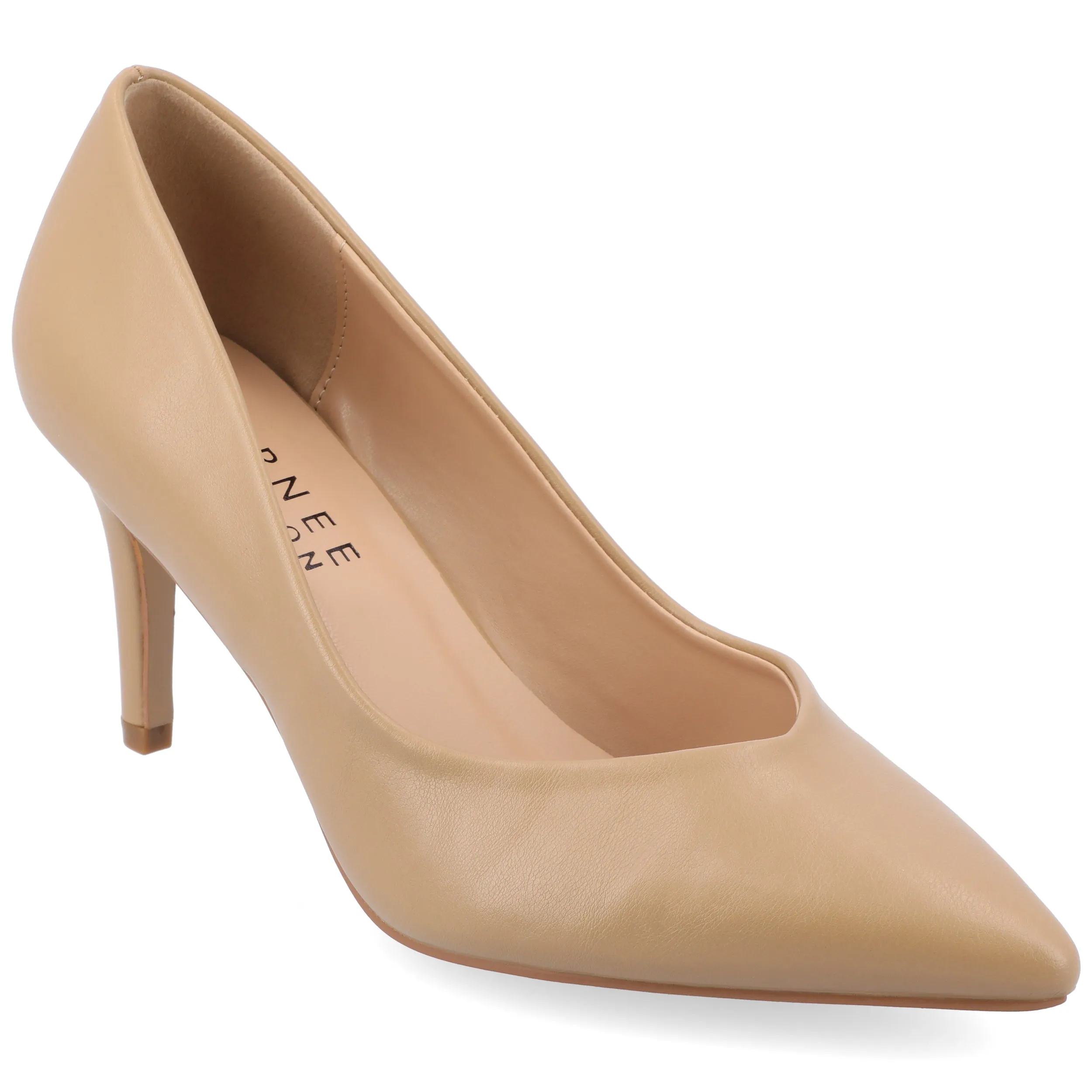 Journee Collection Women's Wide Width SuperNatural Tru Comfort Foam Gabriella Pumps Warm Shades
