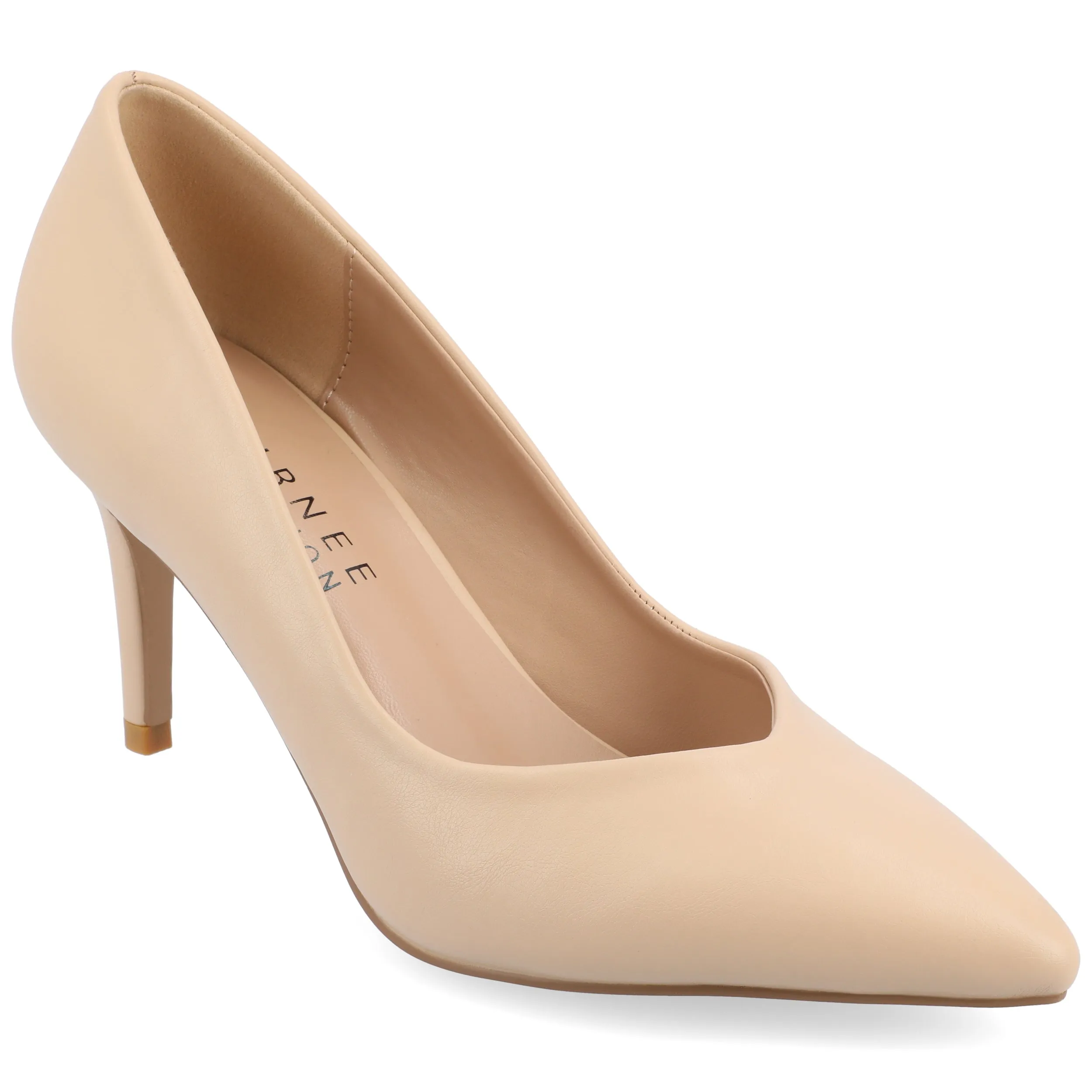 Journee Collection Women's Wide Width SuperNatural Tru Comfort Foam Gabriella Pumps Warm Shades