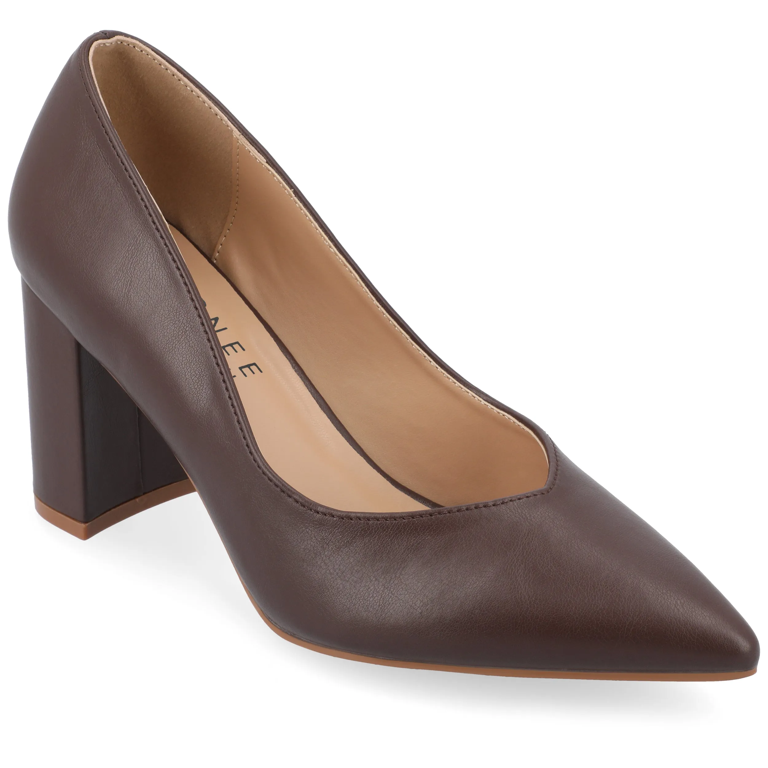 Journee Collection Women's Wide Width SuperNatural Tru Comfort Foam SIMONNE Pumps Warm Shades
