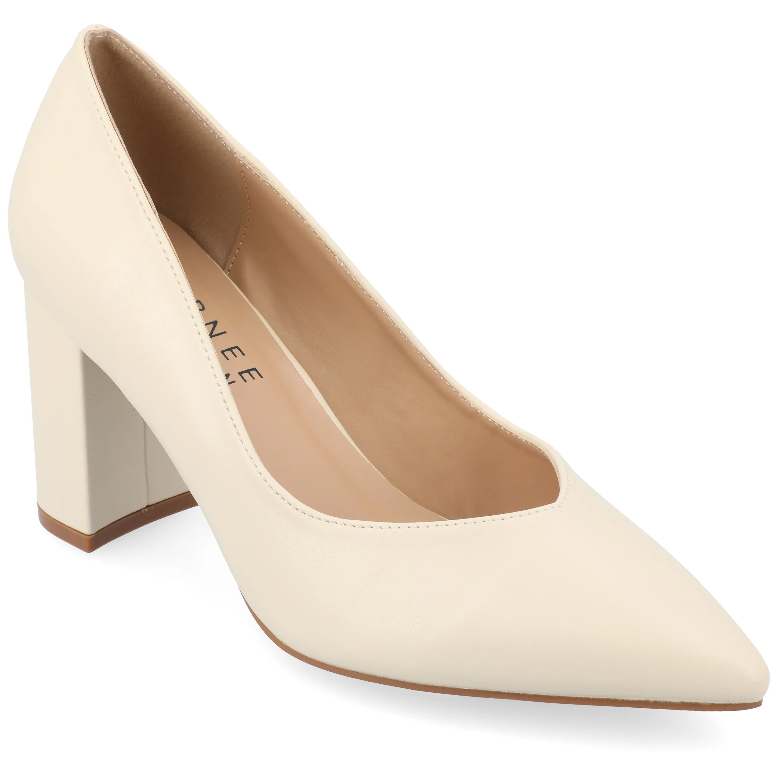 Journee Collection Women's Wide Width SuperNatural Tru Comfort Foam SIMONNE Pumps Warm Shades