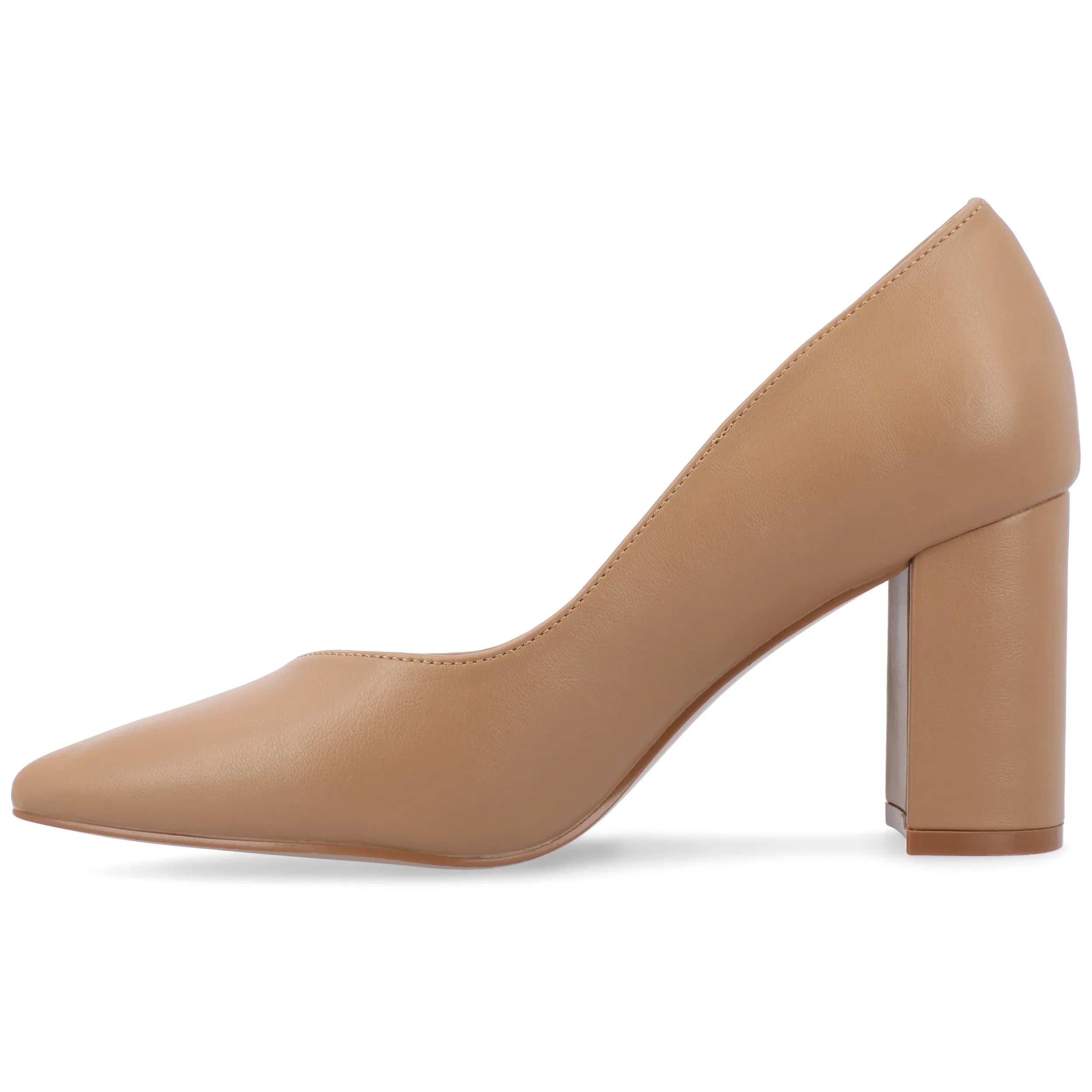 Journee Collection Women's Wide Width SuperNatural Tru Comfort Foam SIMONNE Pumps Warm Shades