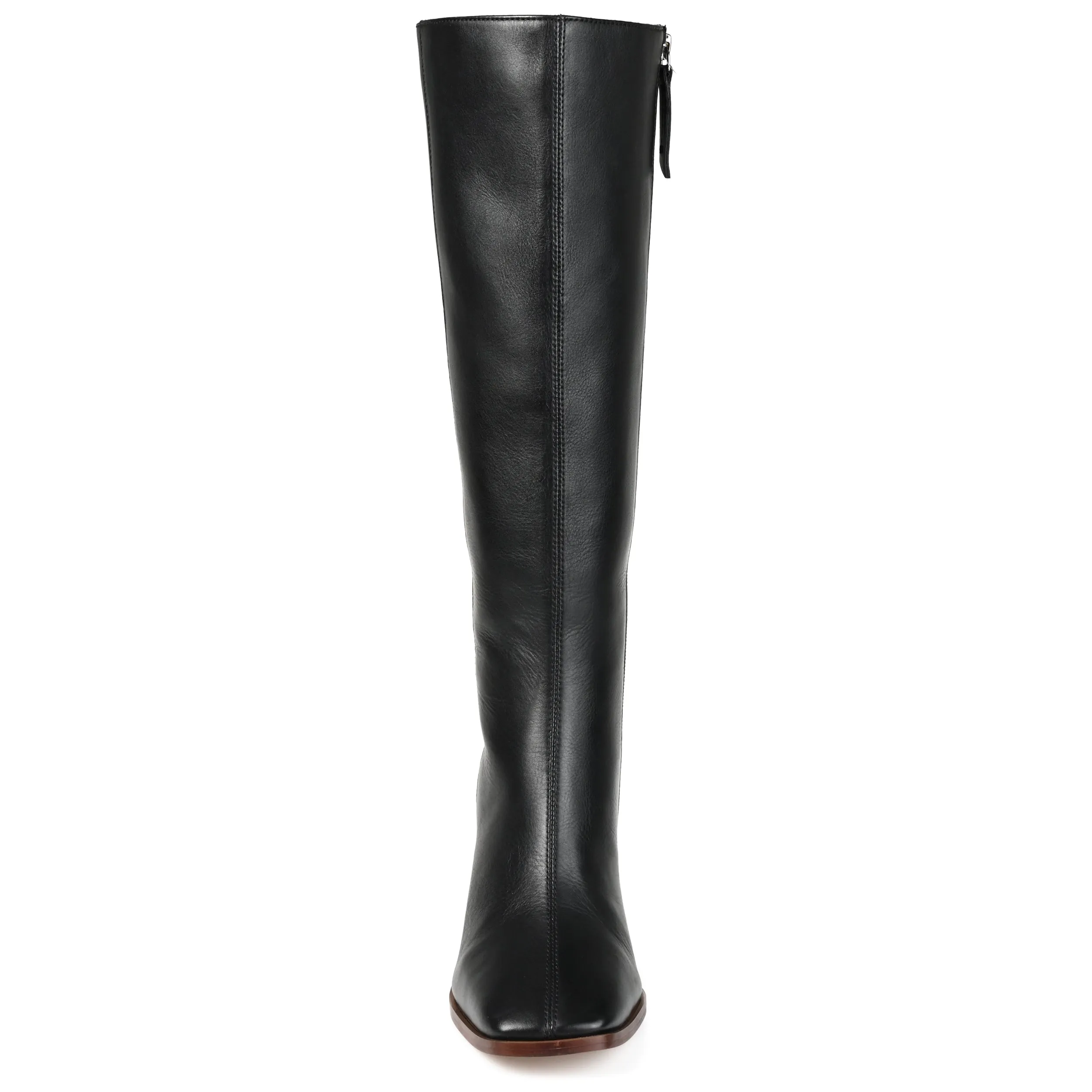 Journee Signature Wide Calf Women's Genuine Leather Tru Comfort Foam Tamori Boot