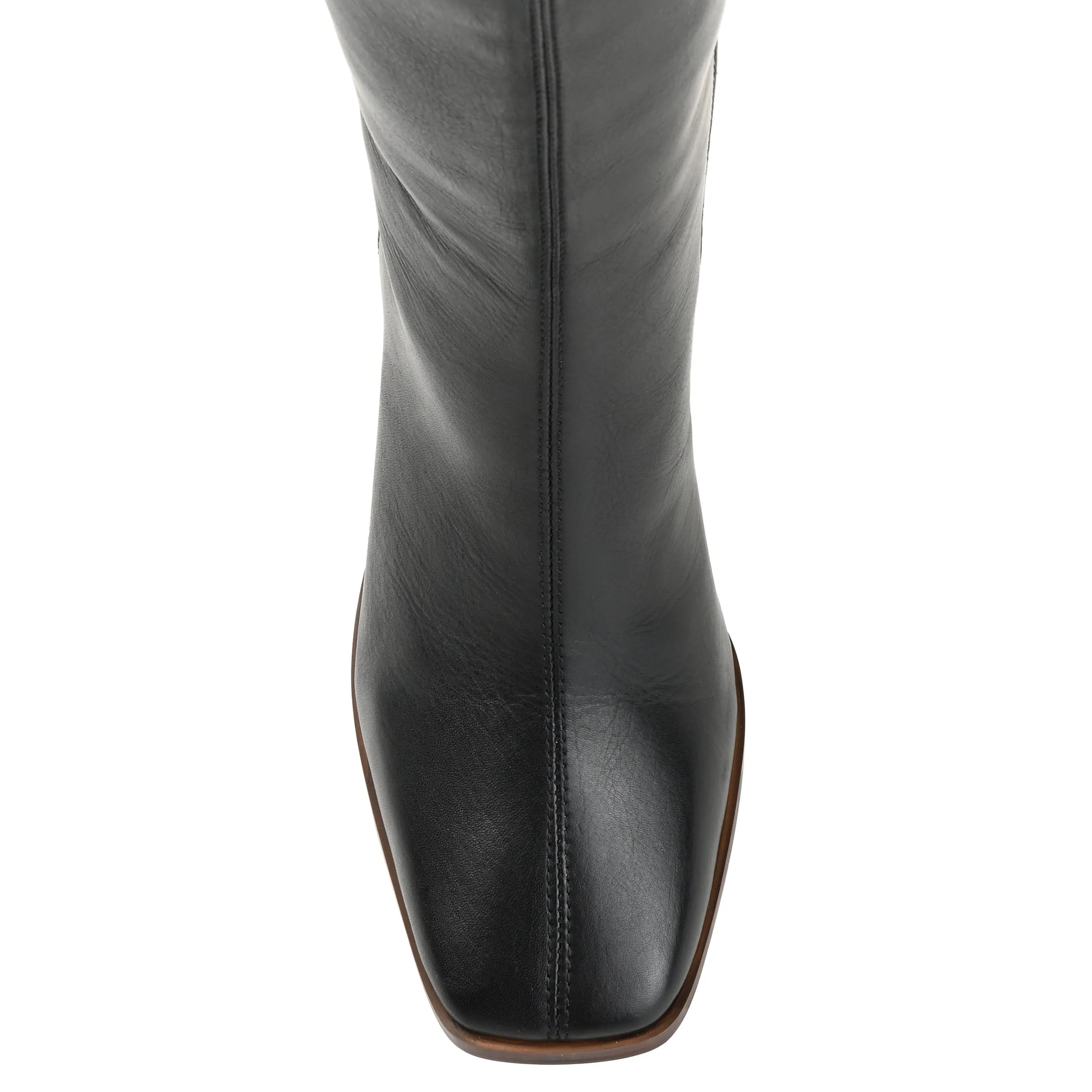 Journee Signature Wide Calf Women's Genuine Leather Tru Comfort Foam Tamori Boot