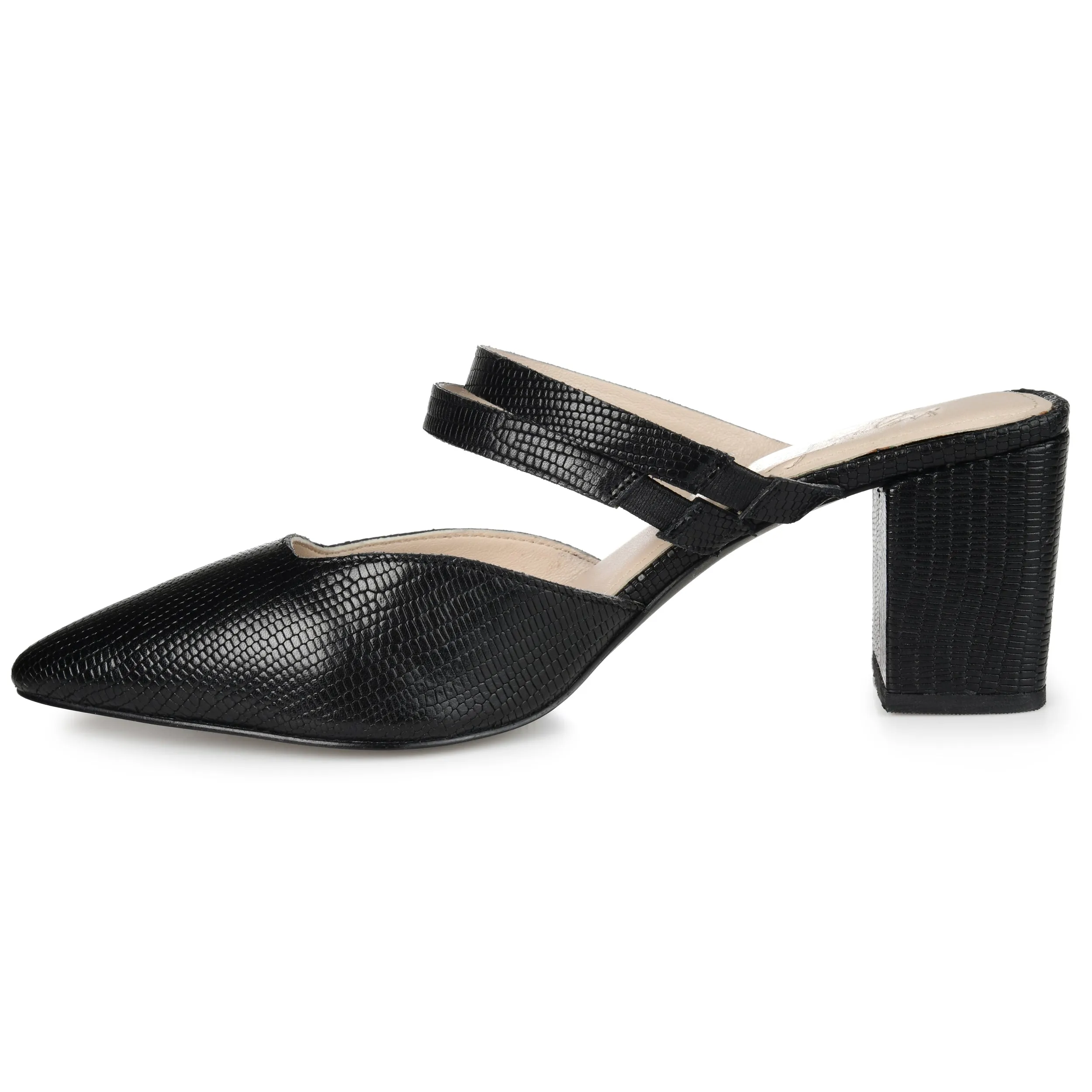Journee Signature Women's Genuine Leather Tru Comfort Foam Kaitlynn Pump
