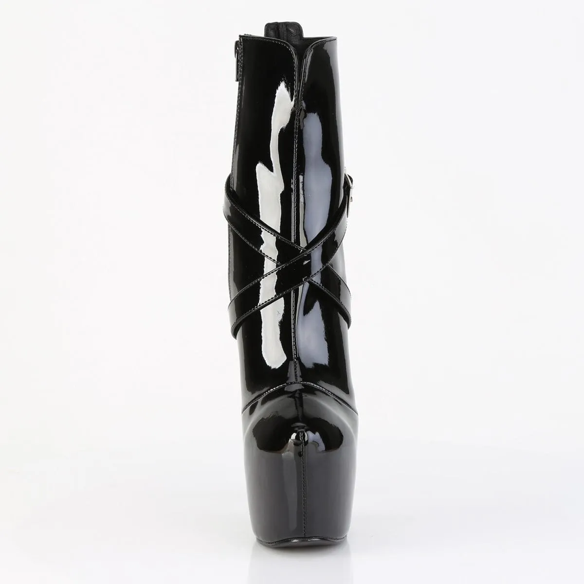 JUBILANT-1011 Platform Shoes Black Pat