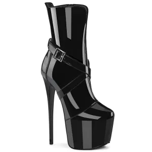 JUBILANT-1011 Platform Shoes Black Pat