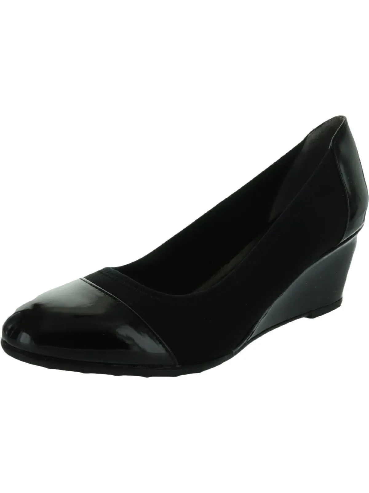 Juliana Womens Toe Cap Round Toe Wedge Heels