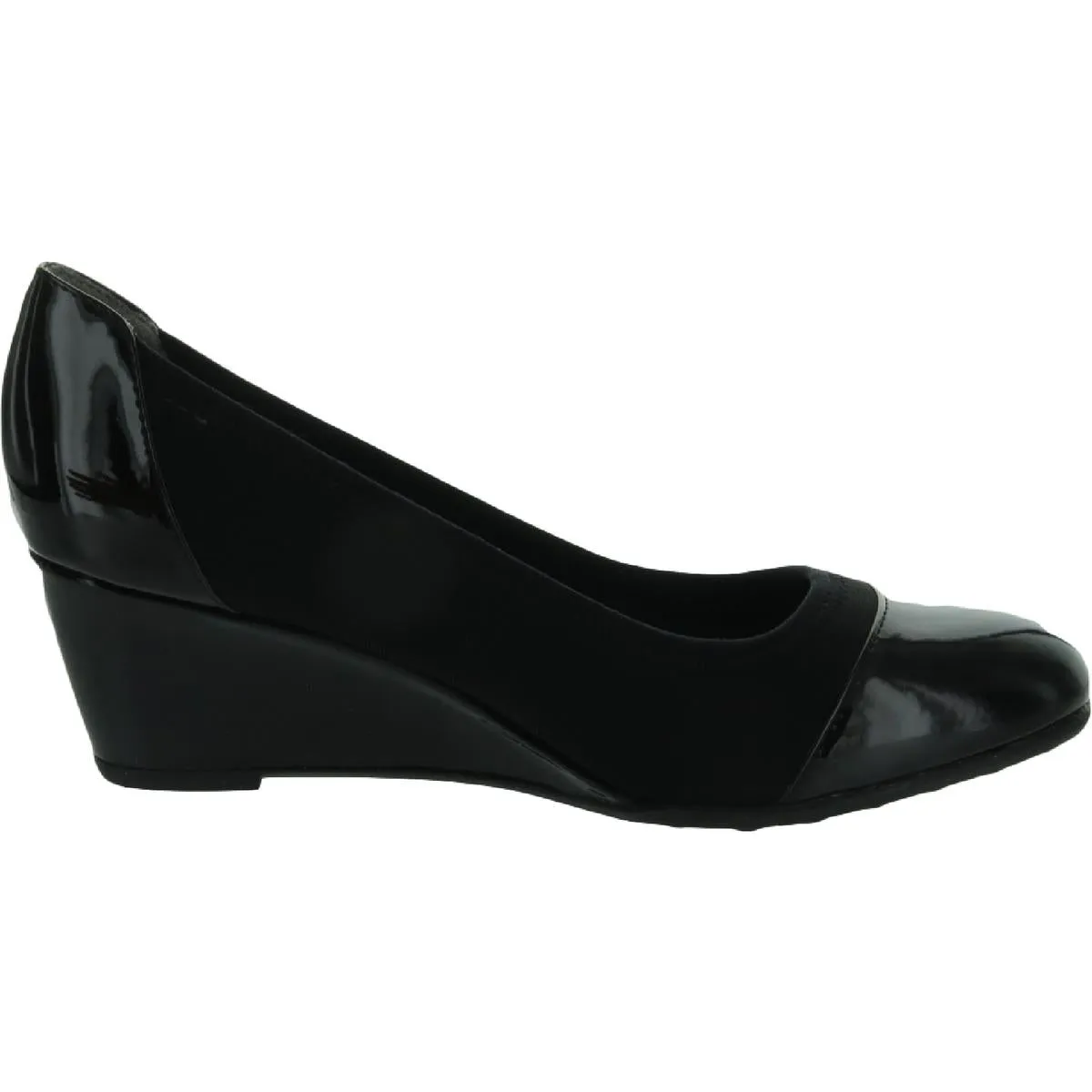 Juliana Womens Toe Cap Round Toe Wedge Heels