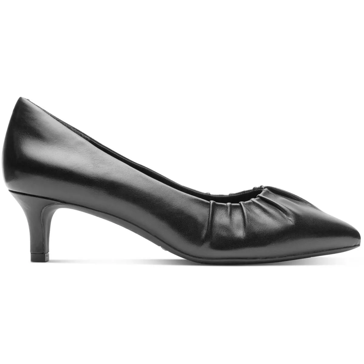Kalila Gather Womens Leather Pointed Toe Kitten Heels