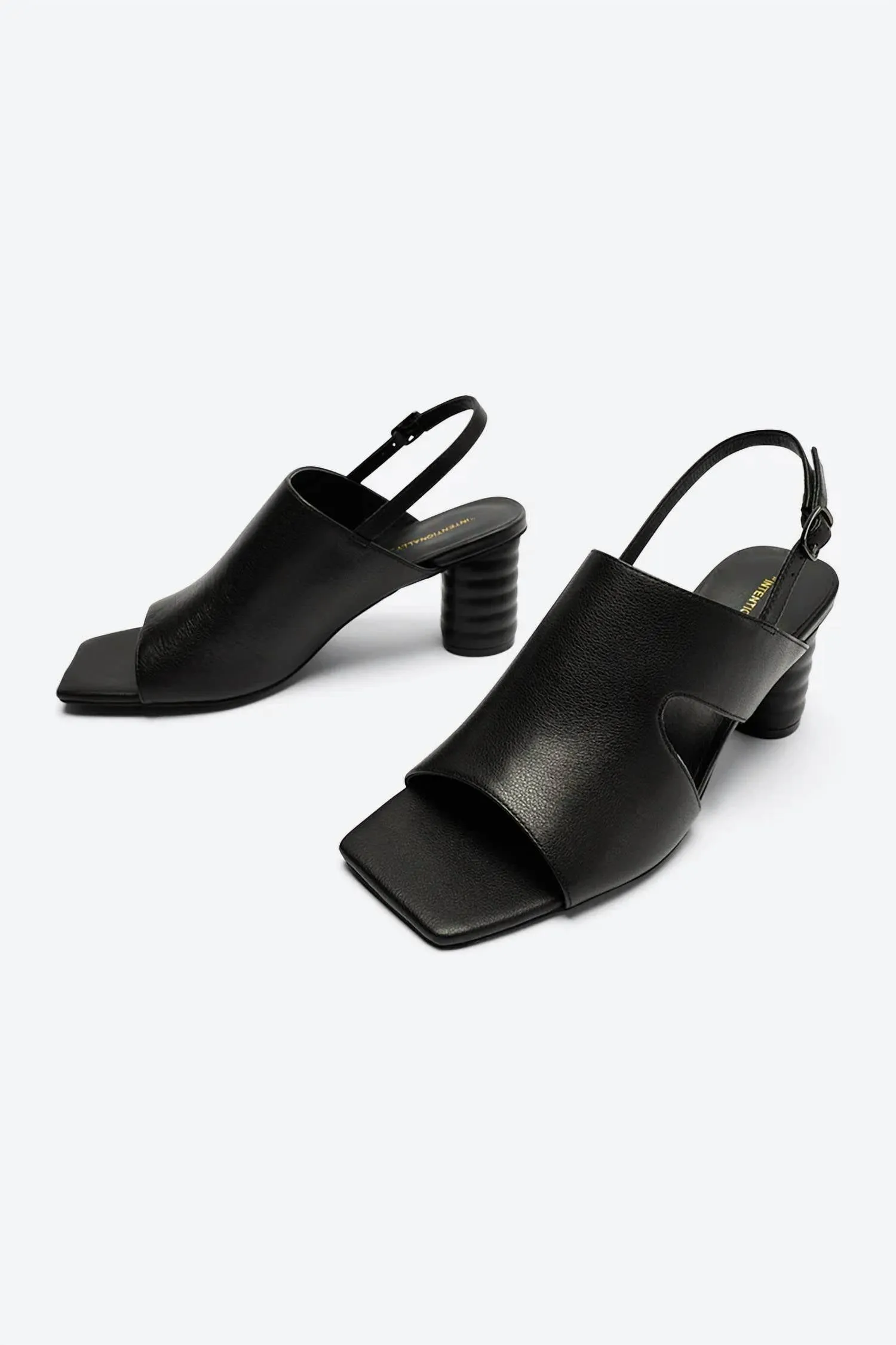 Kang Heels In Black Leather