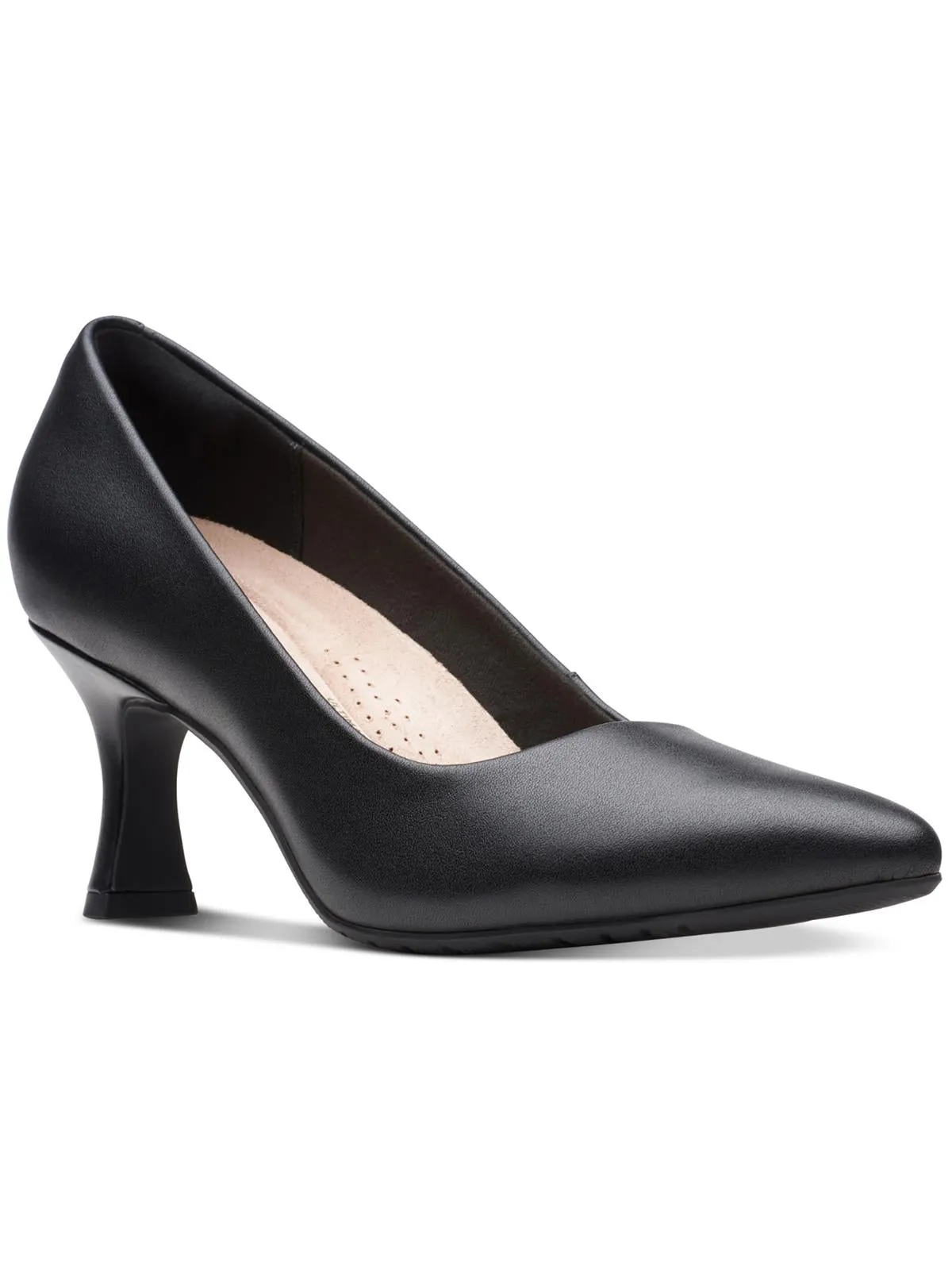 Kataleyna Gem Womens Leather Slip-On Pumps